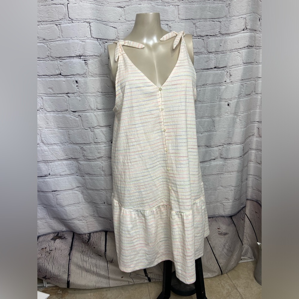 Loft sundress bow strap XL NWT